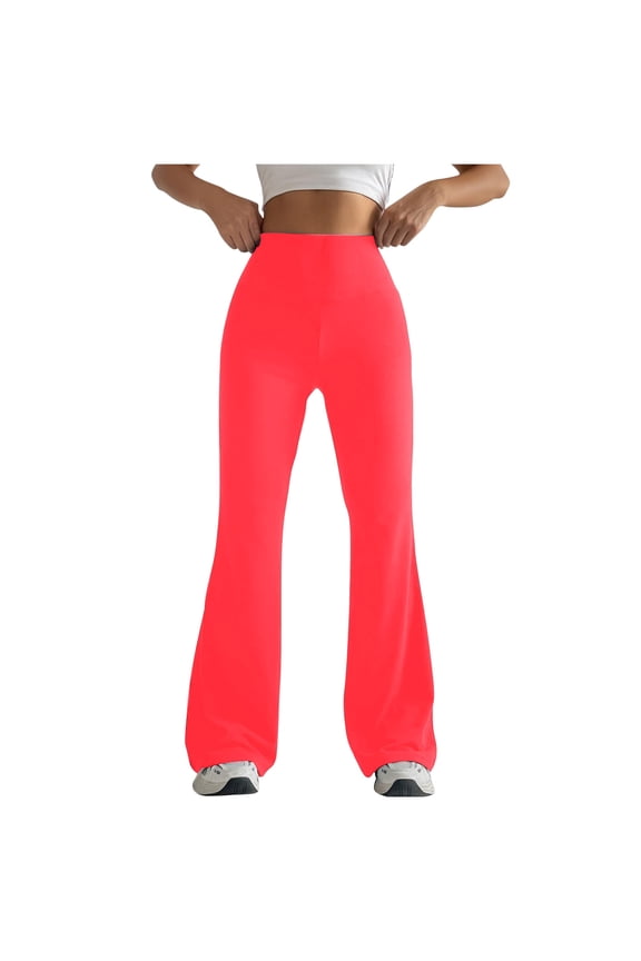 Flare Leggings for Women Trendy Soft Comfy Bootcut Yoga Pants Casual Gym Workout Bell Bottom Pants