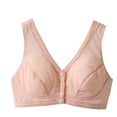 thumbnail image 1 of Lenpel Front Closure Bras for Women Comfortable Wireless Push up Full Coverage Bralettes Breathable Plus Size Bras, 1 of 4