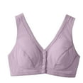 thumbnail image 1 of Lenpel Front Closure Bras for Women Comfortable Wireless Push up Full Coverage Bralettes Breathable Plus Size Bras, 1 of 4