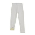 thumbnail image 1 of Lenpel Girls Boys' Fleece Lined Leggings Children Cotton Thick Stretch Full Length Tights Winter Warm Pants 6-16 Y, 1 of 4