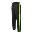 thumbnail image 1 of Lenpel Girls Boys' Sweatpants Elastic Waist Side Striped Casual Athletic Joggers Workout Lounge Pants with Pockets, 1 of 7