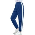 thumbnail image 1 of Lenpel Girls Boys' Sweatpants Unisex Children Cotton Elastic Waist Color Block Workout Lounge Pants Casual Athletic Joggers 3-12 Y, 1 of 4