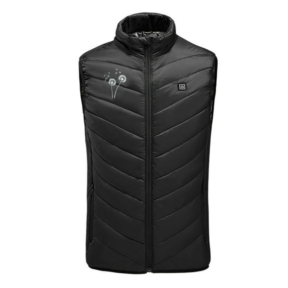 Lenpel Heated Vest for Men and Women 9 Heating Zones Heated Jacket Vest Fashion Lightweight Warm Jacket for Winter