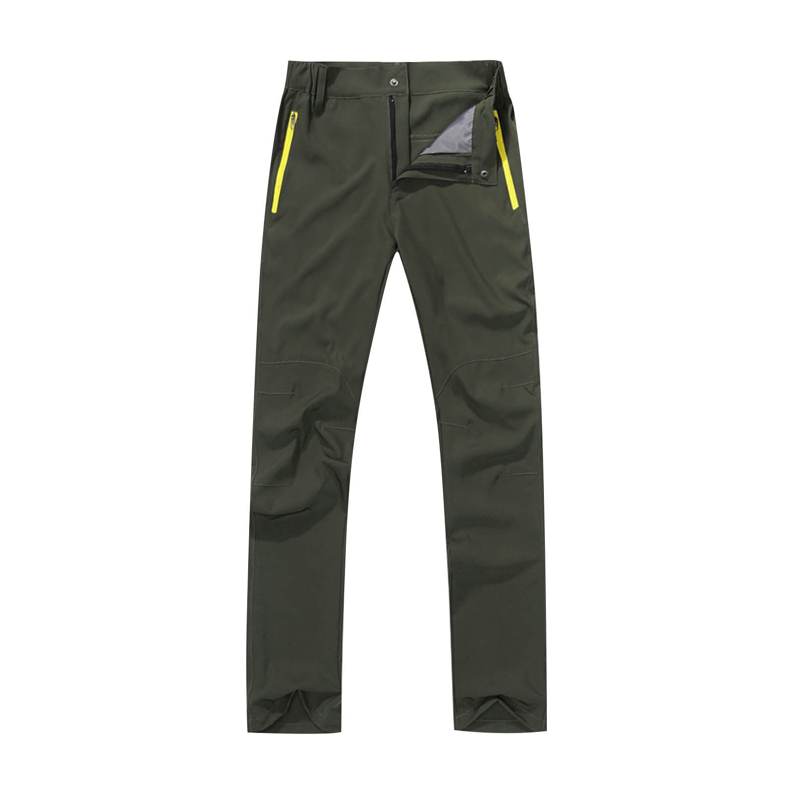 【KOOLOSET】Multi-Pocket Zipper Nylon Pants Koi 601 Classics James Zipper Fly Scrub Tall Pants For Men
