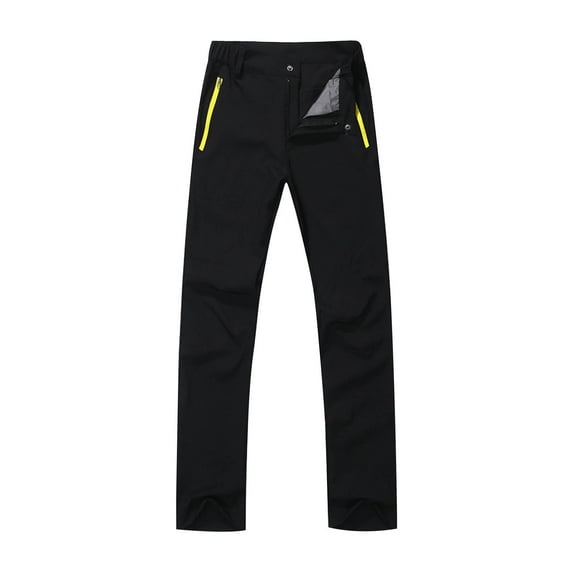 Lenpel Hiking Cargo Pants for Women Lightweight Water-Resistant Quick Dry Travel Trousers with Zipper Pockets