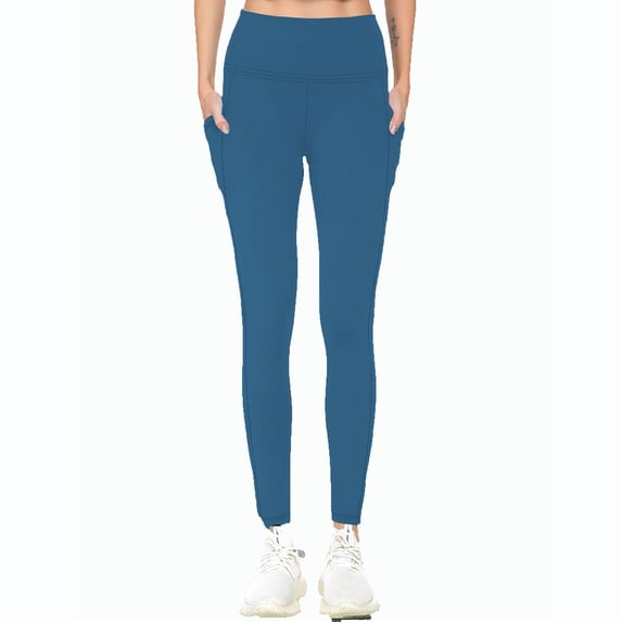 Lenpel Leggings for Women Soft High Waisted Stretchy Workout Yoga Pants with Pockets Running Athletic Tights