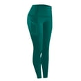 thumbnail image 1 of Lenpel Leggings for Women with Pockets High Waisted Butt Lifting Athletic Yoga Pants Full Length Workout Tights, 1 of 7
