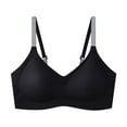 thumbnail image 1 of Lenpel Seamless Bras for Women No Underwire Lightly Padded Full Coverage Lift up Bralettes Soft Comfortable T Shirt Bras, 1 of 6