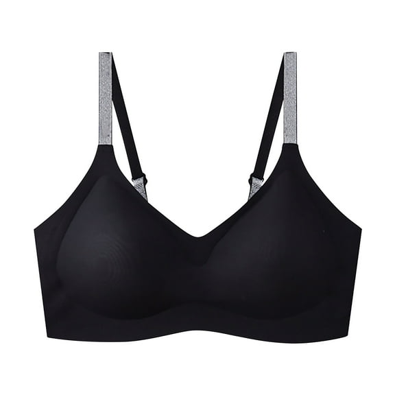 Lenpel Seamless Bras for Women No Underwire Lightly Padded Full Coverage Lift up Bralettes Soft Comfortable T Shirt Bras