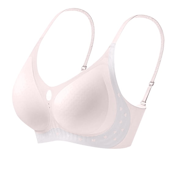 Lenpel Seamless Bras for Women Wireless Lightly Padded Soft Support Full Coverage Lift up Bralettes Comfortable T Shirt Bras