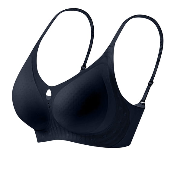 Lenpel Seamless Bras for Women Wireless Lightly Padded Soft Support Full Coverage Lift up Bralettes Comfortable T Shirt Bras
