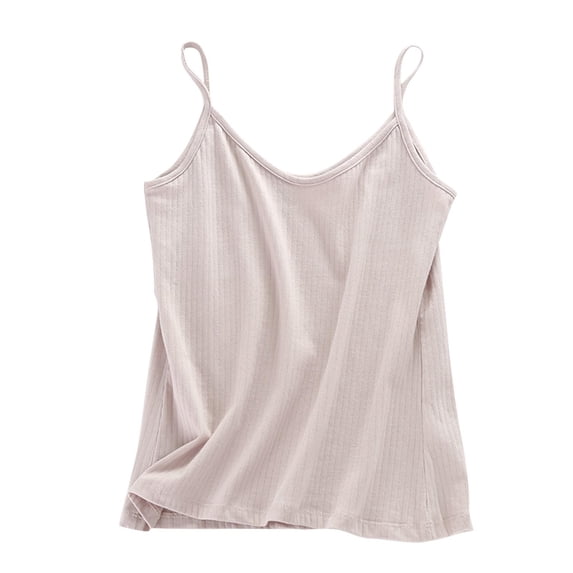 Lenpel Tank Tops for Women Soft Cotton Spaghetti Strap Scoop Neck Slim Plus Size Sleeveless Shirts Casual Camisole Tops