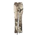 thumbnail image 1 of Lenpel Tassel Pants for Women Trendy Streetwear Tie Dye Flare Leg Trousers High Waisted Party Clubwear Pants, 1 of 4