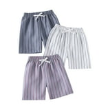 Lenpel Toddler Baby Boys Girls' Shorts 3 Pc Elastic Waist Drawstring ...