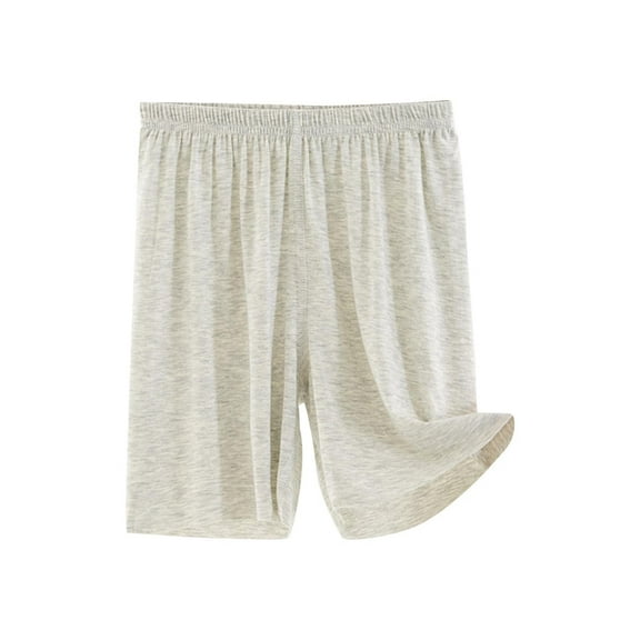 Lenpel Toddler Baby Pajama Shorts Girls Boys Modal Elastic Waist Soft Comfy Lounge Shorts Knee Length Pj Bottoms