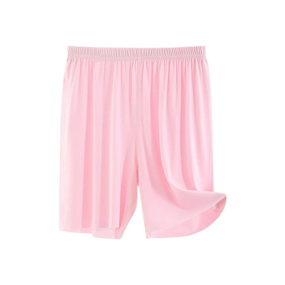 Lenpel Toddler Baby Pajama Shorts Girls Boys Modal Elastic Waist Soft Comfy Lounge Shorts Knee Length Pj Bottoms