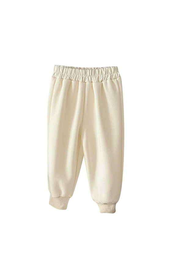 Toddler Baby Sweatpants Cotton Elastic Waist Casual Athletic Pull on Pants Unisex Infant Active Joggers