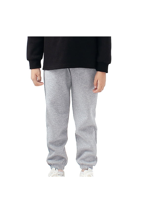 Toddler Girls Boys' Joggers Cotton Elastic Waist Solid Color Sweatpants Casual Athletic Pants with Drawstring