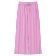 thumbnail image 1 of Lenpel Wide Leg Pants for Women High Waisted Casual Loose Striped Pants Palazzo Lounge Trousers with Pockets, 1 of 4