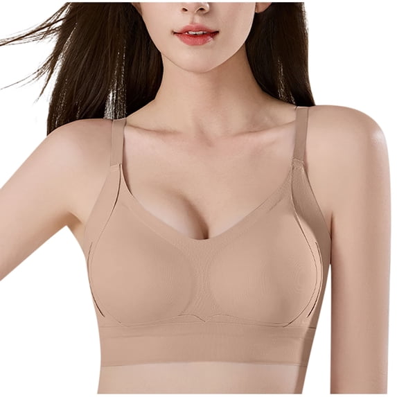 Lenpel Wireless Bras for Women Seamless Full Coverage Supportive Push up Bralettes Soft Comfortable Everyday Bras