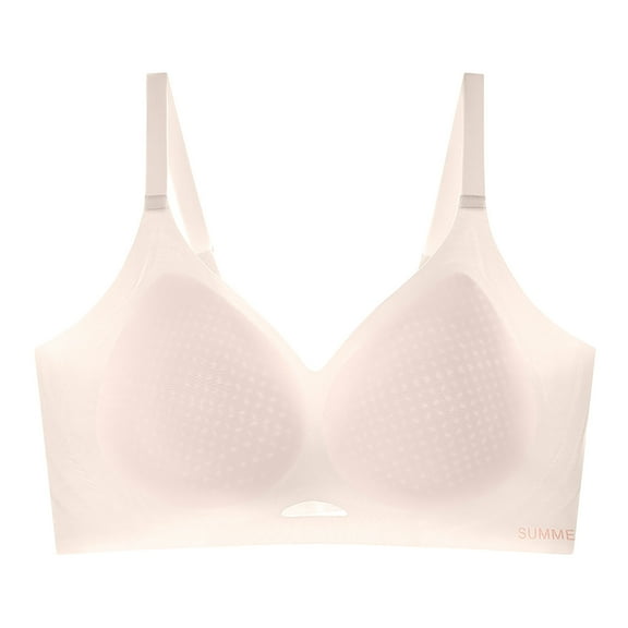 Lenpel Wireless Bras for Women Seamless Soft Support Lightly Padded Full Coverage Lift up Bralettes Comfortable T Shirt Bras
