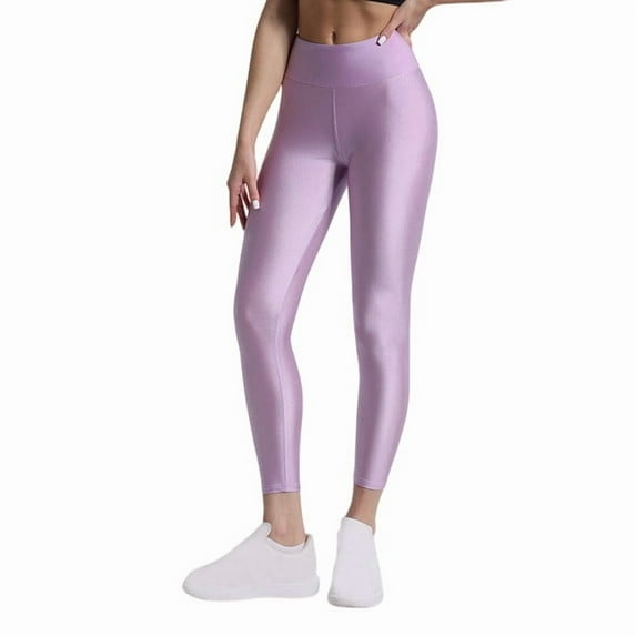 Lenpel Women's 7/8 Length Leggings Soft High Waisted No See Through Workout Yoga Pants Gym Leggings