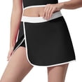 thumbnail image 1 of Lenpel Women's Athletic Skorts High Waisted Color Block Trim Side Split Tennis Skirts with Built in Shorts Workout Running Shorts, 1 of 6