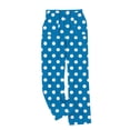thumbnail image 1 of Lenpel Women's Flannel Pajama Pants Cozy Elastic Waist Printed Fuzzy Fleece Lounge Pants Plush Warm Pj Bottoms with Pockets(Blue,3X-Large), 1 of 5