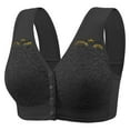 thumbnail image 1 of Lenpel Women's Front Closure Bras Lace Wireless Full Coverage High Support Plus Size Bralettes Comfort Everyday Bras, 1 of 2