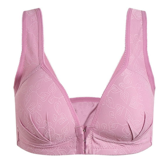 Lenpel Women's Front Closure Bras Wireless Comfort Lift Plus Size High Support Bralettes Breathable Everyday Bras