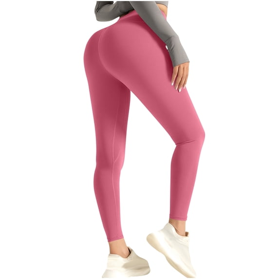 Lenpel Women's Leggings Plus Size Stretch Butt Lifting High Waisted Running Yoga Pants Soft Workout Leggings