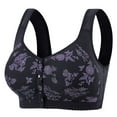 thumbnail image 1 of Lenpel Women's Plus Size Bras Wireless Full Coverage Support Front Closure Bralettes for Seniors Comfortable Bras, 1 of 7