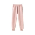 thumbnail image 1 of Lenpel Women's Plus Size Pajama Pants Casual Elastic Waist Tapered Soft Comfy Lounge Pants Thick Warm Pj Bottoms with Pockets(Pink,XX-Large), 1 of 7