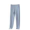 thumbnail image 1 of Lenpel Women's Plus Size Pajama Pants Fleece Warm Elastic Waist Striped Comfy Lounge Pants Plush Sleep Pj Bottoms(Blue,XX-Large), 1 of 6