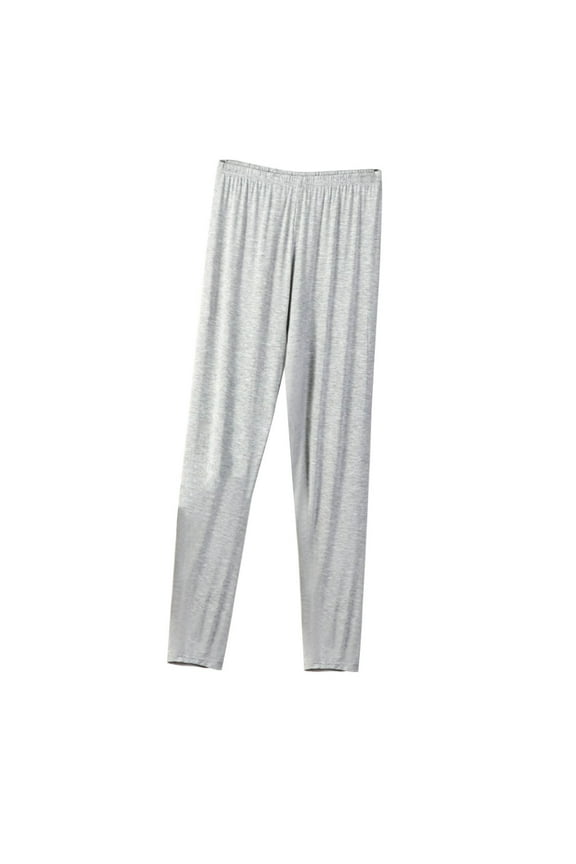 Women's Plus Size Pajama Pants Soft Comfy Elastic Waist Ankle Length Tapered Lounge Trousers Cozy Pj Bottoms