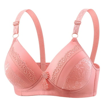 Lenpel Women's Plus Size Wireless Bras Full Coverage Support Lifting Push up Bralettes Comfortable Everyday Bras