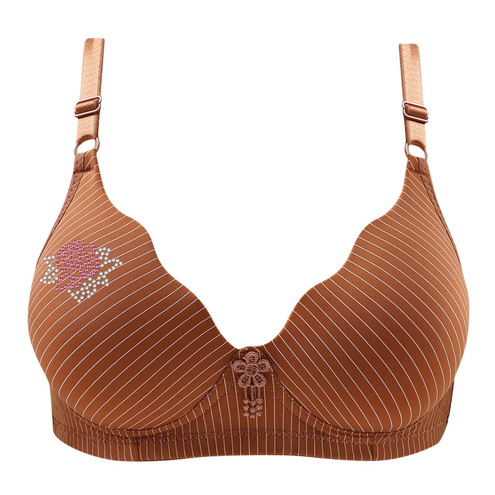 RISSCAN Deep V Wireless Bras For Women - Seamless Bralette With Adjustable Extender