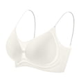 thumbnail image 1 of Lenpel Women's Seamless Bras Wirefree Spaghetti Strap Soft Support Full Coverage Bralettes Comfortable Everyday Bras, 1 of 7