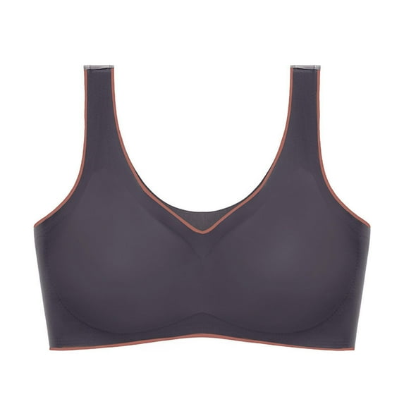 Lenpel Women's Seamless Sports Bras Comfortable No Underwire Support Full Coverage Yoga Bralettes Soft Everyday Bras