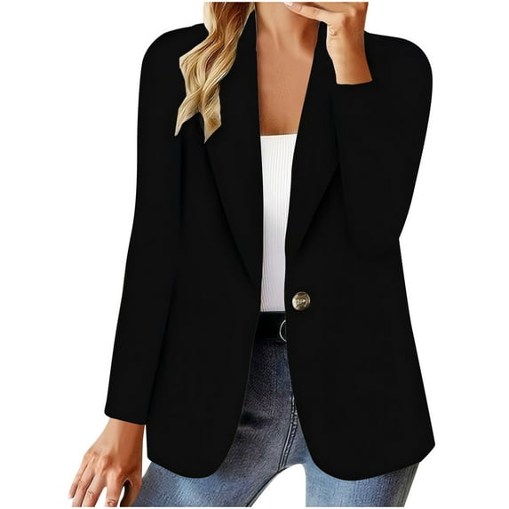 Lenpel Women's Sweater Blazer Winter Warm Long Sleeve Button down Business Casual Work Jacket Fashion Outwear