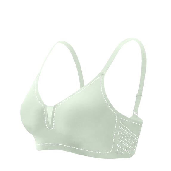 Lenpel Women's Wireless Bras Comfortable Push up High Support Lift Full Coverage Bralettes Soft Seamless Bras