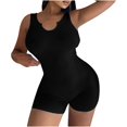 thumbnail image 1 of Lenpel Women's Workout Jumpsuits V Neck Sleeveless Slim Running Ribbed Knit Rompers Athletic Summer Outfits, 1 of 7