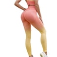 thumbnail image 1 of Lenpel Women's Yoga Pants Texured Butt Lifting Soft Stretchy Seamless Leggings High Waisted Running Leggings, 1 of 5