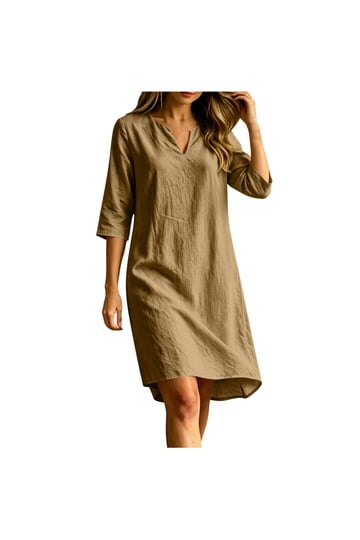 casual summer dresses knee length Womens and Stylish Secrets of Jackie O's Ecom Style:ADAE213612 Womens Short Sleeved Solid Size:2 years US numeric Short sleeve