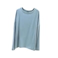 thumbnail image 1 of Lenpel Womens Plus Size T Shirts Crew Neck Loose Fit Long Sleeve Tops Soft Stretch Casual House Loungewear Fashion Fall Outfits, 1 of 7