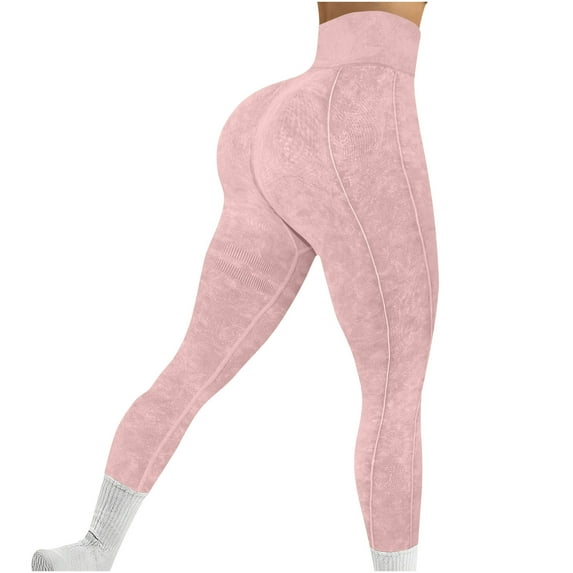 Lenpel Workout Leggings for Women Butt Lifting High Waisted Stretchy Gym Yoga Pants Running Athletic Tights
