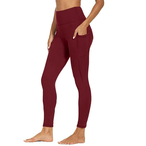 Lenpel Workout Leggings for Women Soft High Waisted Athletic Yoga Pants with Pockets Running Pants