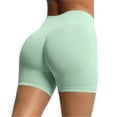 thumbnail image 1 of Lenpel Workout Shorts for Women Seamless High Waisted Scrunch Butt Lifting Gym Yoga Shorts Booty Biker Shorts, 1 of 7