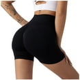thumbnail image 1 of Lenpel Workout Shorts for Women Seamless High Waisted Scrunch Butt Lifting Yoga Gym Shorts Booty Biker Shorts, 1 of 3