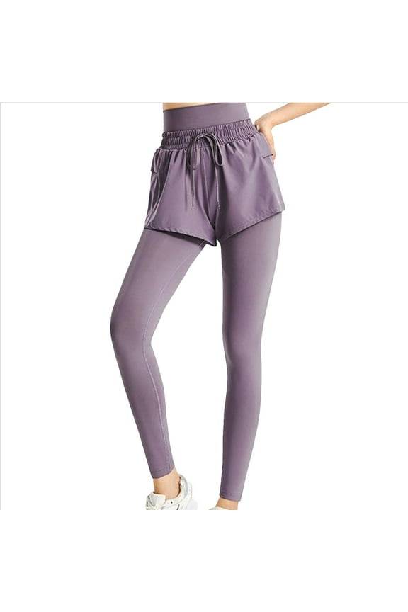 Yoga Running Leggings for Women Yoga Comfy Casual Athletic Trousers with Pockets Soft Workout Joggers